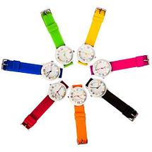 Часы наручные реплика Michael Kors MK-2491 на силиконовом ремешке (Красный), фото 2