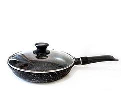 Сковорода с мраморным покрытием Nice Cooker 20, 24, 28 см (4 х 24 см (1.7 л)), фото 3