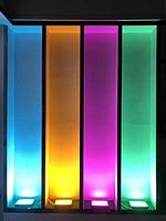 Светодиодные прожекторы с разными цветами