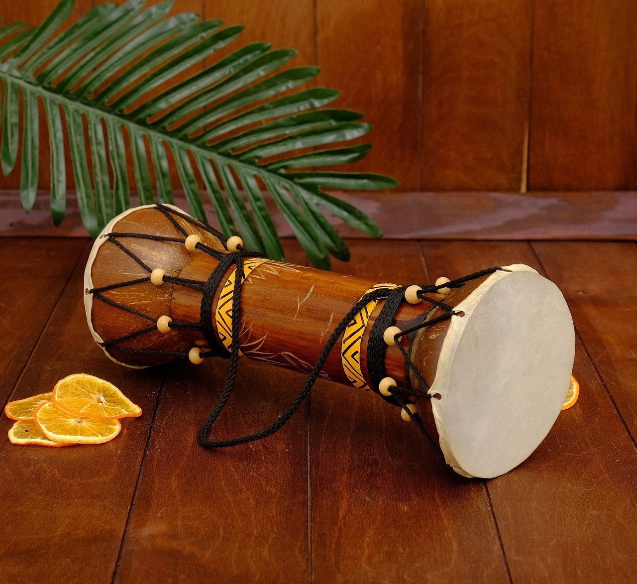Музыкальный инструмент Барабан Джембе "Двойной прием"