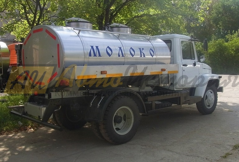 Газ 3309. Молоковоз (2 отсека).