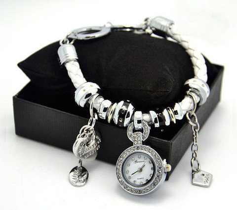 Часы-подвеска с браслетом в стиле PANDORA, фото 2