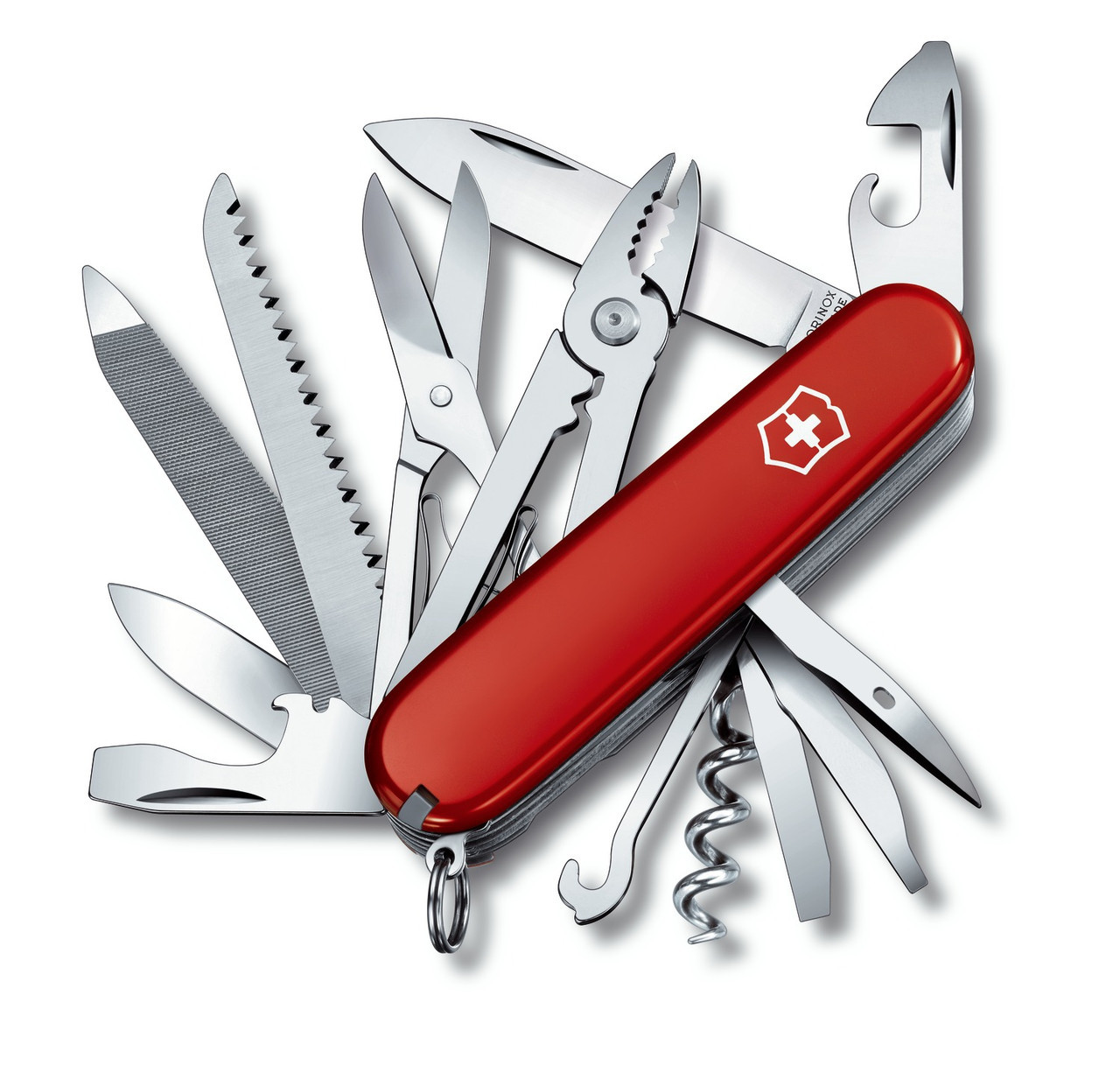 Нож складной офицерский Victorinox Handyman, Функционал: Универсальная, Кол-во функций: 24 в 1, Цвет: Красный,