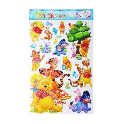 Наклейки 5D для украшения интерьера детской комнаты (Hello Kitty), фото 2