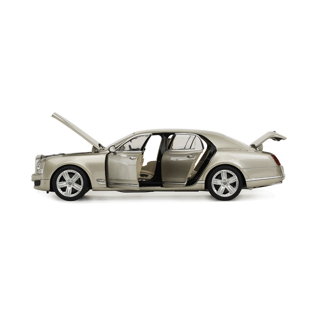 Модель автомобиля коллекционная Rastar Bentley Mulsanne, 1:18, Материал: Металл, Цвет: Бежевый, (43800Ch)