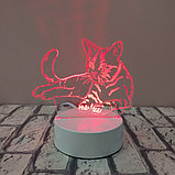 Светодиодный ночник Кот, фото 2