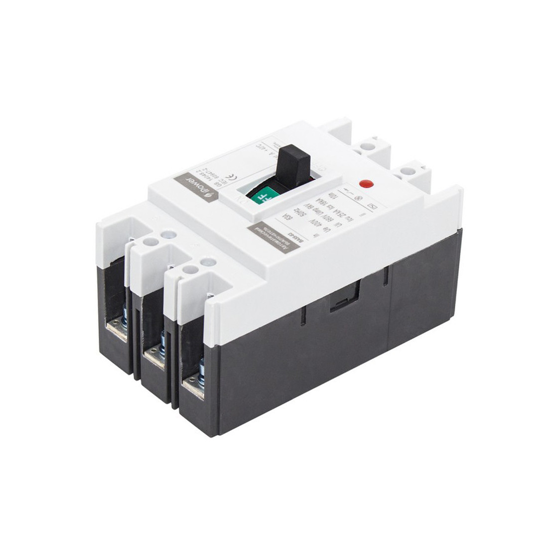 Автоматический выключатель установочный iPower ВА55-63 3P 63А, 380/660 В, Кол-во полюсов: 3, Предел отключения
