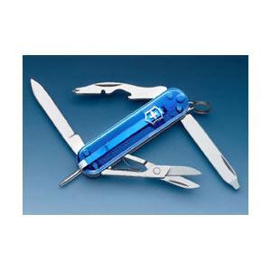 Нож складной карманный Victorinox Manager, Кол-во функций: 10 в 1, Цвет: Синий (полупрозрачный), (0.6365.T2)
