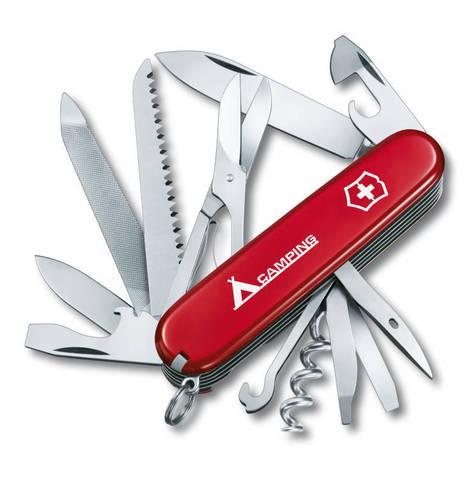 Нож складной офицерский Victorinox Ranger, Кол-во функций: 21 в 1, Цвет: Красный, (1.3763.71)