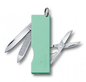 Нож складной карманный Victorinox TOMO, Кол-во функций: 5 в 1, Цвет: Зелёная мята, (0.6201.A47)