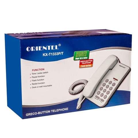 Телефон стационарный проводной ORIENTEL KX-T1333P/T (Белый) - фото 2 - id-p62005840