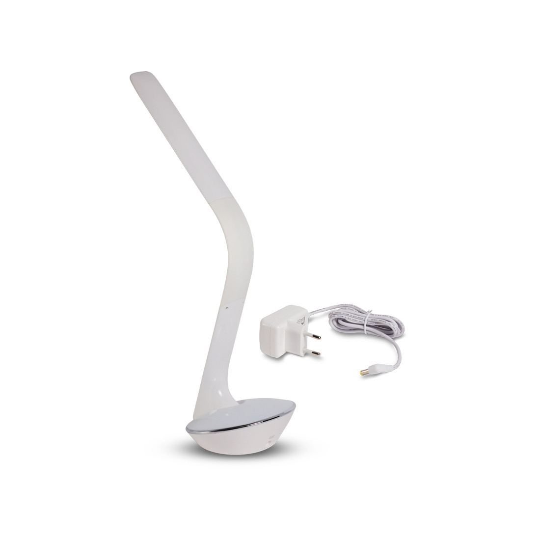Лампа настольная светодиодная (LED) Deluxe Swan, Регулировка яркости: 3 степени яркости, Цветовая температура: