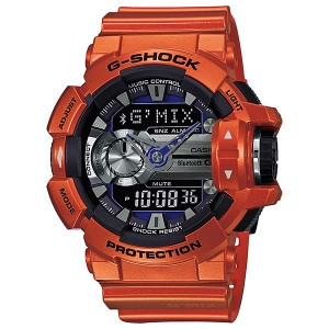 Часы электронные наручные мужские Casio G-SHOCK GBA-400-4BER, Механизм: Кварц, Браслет: Ремешок из полимерного