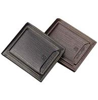 Бумажник мужской двойного сложения Baellery B236-1 (Черный)