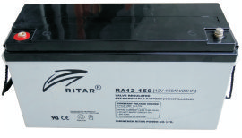Батарея необслуживаемая (аккумулятор) Ritar RA12-150SH (12V 150 Ah), Емкость аккумулятора: 150 Ah, Разъемы: F5