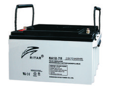 Батарея необслуживаемая (аккумулятор) Ritar RA12-75 (12V 75 Ah), Емкость аккумулятора: 75 Ah, Разъемы: F11/F15