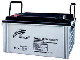 Батарея необслуживаемая (аккумулятор) Ritar RA12-120 (12V 120 Ah), Емкость аккумулятора: 120 Ah, Разъемы: F5/F