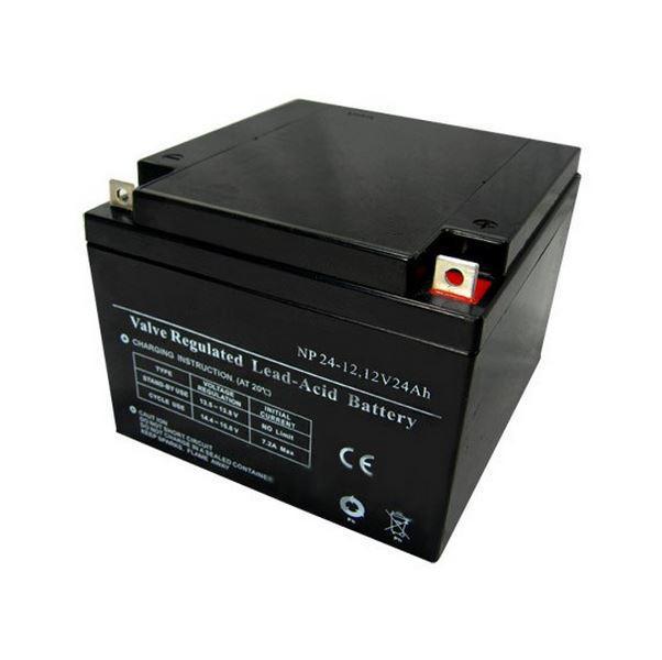 Батарея необслуживаемая (аккумулятор) SVC NP 12V 24A (12V 24 Ah), Емкость аккумулятора: 24 Ah, Разъемы: T3