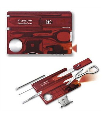 Швейцарская карта маникюрный набор Victorinox SwissCard Lite, Функционал: Универсальная, Кол-во функций: 13 в