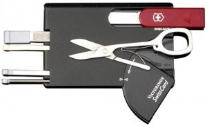 Швейцарская карта маникюрный набор Victorinox SwissCard Classic, Функционал: Универсальная, Кол-во функций: 10