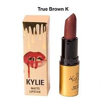 Kylie Matte Lipstick күңгірт ерін далабы (True Brown K)