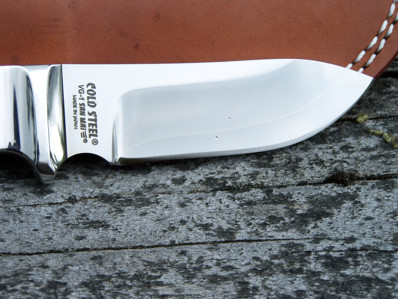 Нож фиксированный Cold Steel Custom Quality Pendleton Hunter, Общая длина: 210 мм мм, Толщина лезвия: 5 мм, Дл