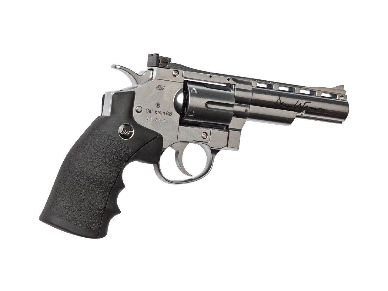Револьвер для страйкбола ASG Dan Wesson 4", Калибр: 4,5 мм (.177, BB), Дульная энергия: 1,8 Дж, Ёмкость магази
