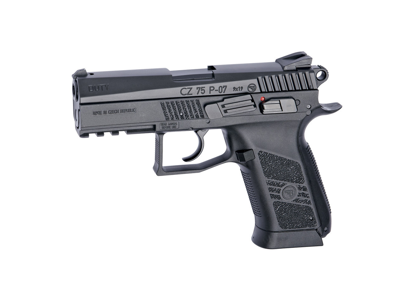 Пистолет для страйкбола ASG CZ 75 P-07 Duty, Калибр: 4,5 мм (.177, BB), Дульная энергия: 1,4 Дж, Ёмкость магаз