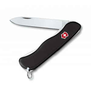Нож складной солдатский Victorinox Sentinel, Кол-во функций: 5 в 1, Цвет: Чёрный, (0.8413.3)