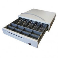 Денежный ящик белый на 5 секций