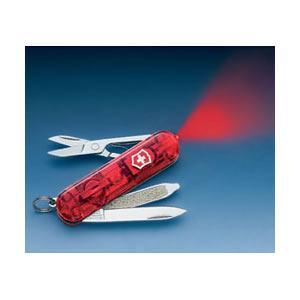 Нож складной карманный Victorinox Signature Ruby, Функционал: Туризм, Кол-во функций: 7 в 1, Цвет: Красный (пр