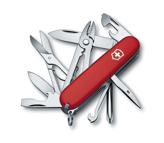 Нож складной офицерский Victorinox Deluxe Tinker, Функционал: Универсальная, Кол-во функций: 17 в 1, Цвет: Кра