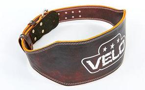 Пояс для пауэрлифтинга кожаный Velo