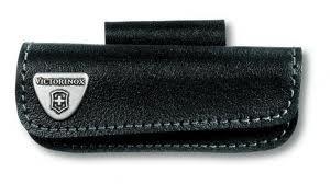 Чехол для ножа Victorinox POUCH 4.0520.3H, Материал: Кожа, Крепление: На пояс, Застежка: Липучка, Цвет: Чёрный
