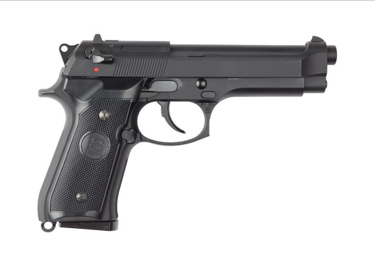 Пистолет для страйкбола ASG M9, Калибр: 6,0 мм, Дульная энергия: 0,8 Дж, Ёмкость магазина (барабана): 25, Исто