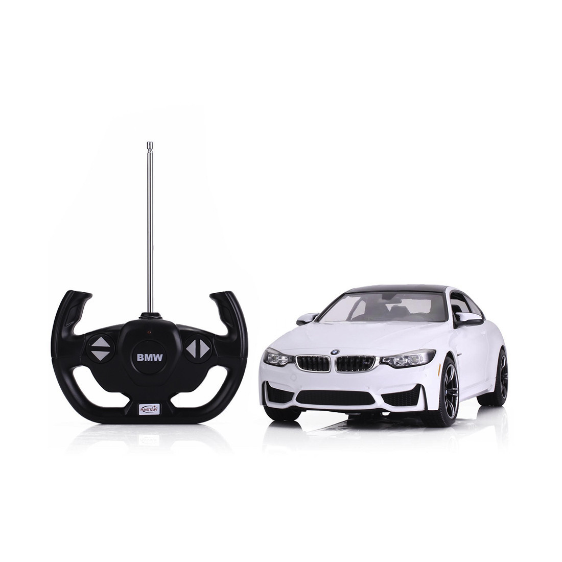 Радиоуправляемая модель автомобиль Rastar BMW M4, 1:14, Управление: Джойстик, Материал: Пластик, Цвет: Белый,
