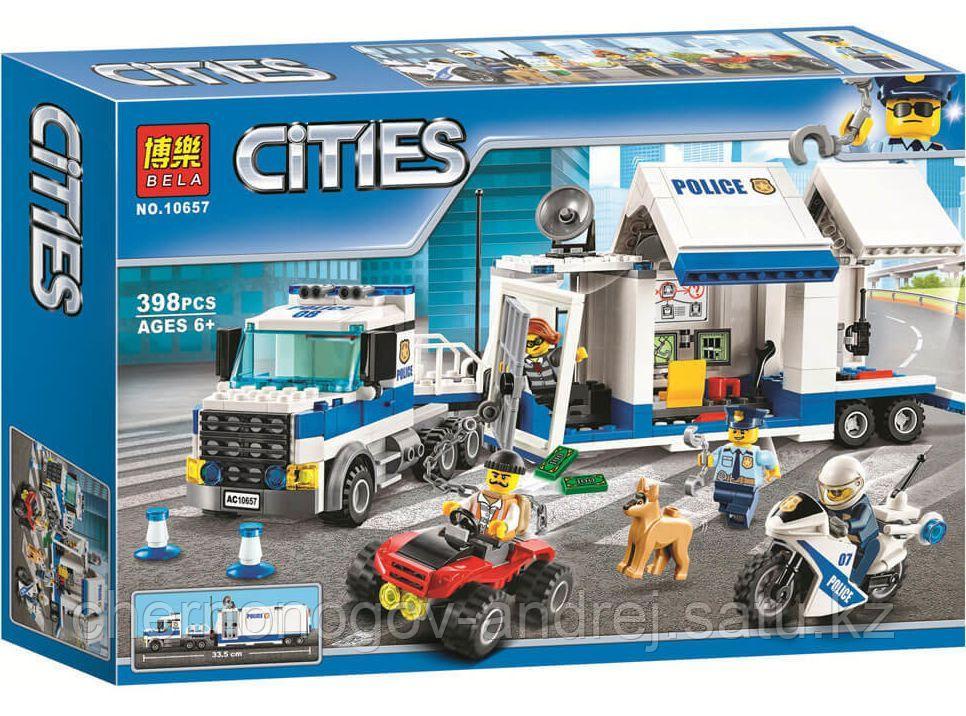 Конструктор Cities 10657 "Мобильный командный центр" 398 деталей.