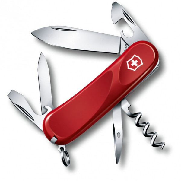 Нож складной перочинный Victorinox Evolution, Кол-во функций: 13 в 1, Цвет: Красный, (2.3803.E)