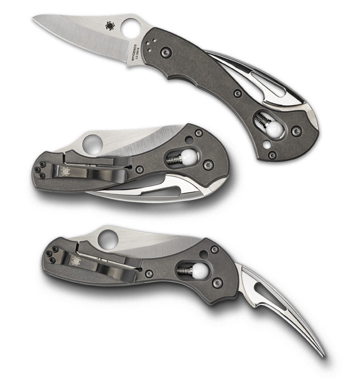 Нож складной Spyderco Tusk, Общая длина: 166/163 мм, Толщина лезвия: 3 мм, Длина клинка: 60 мм, Материал клинк