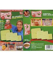 Набор крышек-пленок для упаковки продуктов Stretch and Fresh [4 предмета]