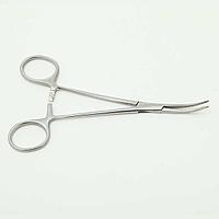 Зажим кровоостанавливающий зубчатый изогнутый №2 (З-183) (196мм)