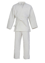Кимоно для карате 30 размер (белый цвет, 240 г) 122 см