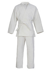 Кимоно для карате 42 размер (белый цвет, 240 г)
