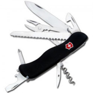 Нож складной солдатский Victorinox Atlas, Кол-во функций: 18 в 1, Цвет: Чёрный, (0.9033.3)