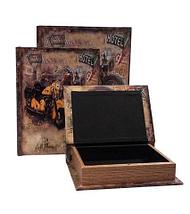 Набор деревянных шкатулок-книг «Фолиант» [комплект из 3 шт.] (Nostalgic), фото 2