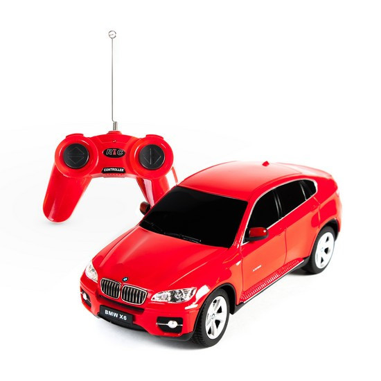 Радиоуправляемая модель автомобиль Rastar BMW X6, 1:24, Управление: Джойстик, Материал: Пластик, Цвет: Красный