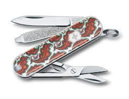Нож складной карманный Victorinox Tula Pink, Функционал: Туризм, Кол-во функций: 7 в 1, Цвет: Разноцветный, (0