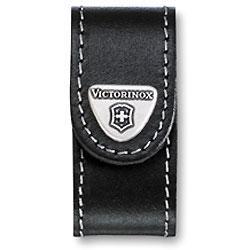 Чехол для ножа Victorinox POUCH 4.0518.XL, Материал: Кожа, Крепление: На пояс, Застежка: Липучка, Цвет: Чёрный