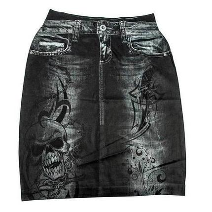 Юбка с утягивающим эффектом Trim 'N' Slim Skirt (S-M / Черный), фото 2