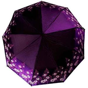 Зонт складной полуавтомат с чехлом SUNRISE (Фиолетовый)